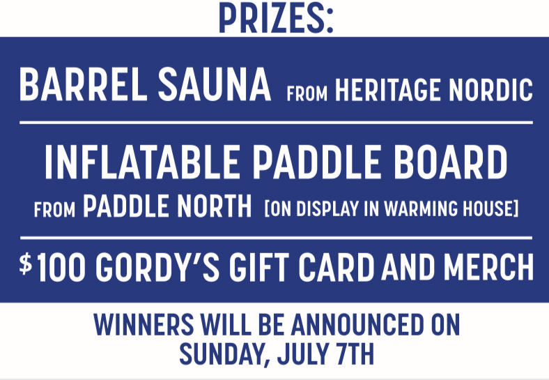 Gordys Great Summer Giveawy prizes
